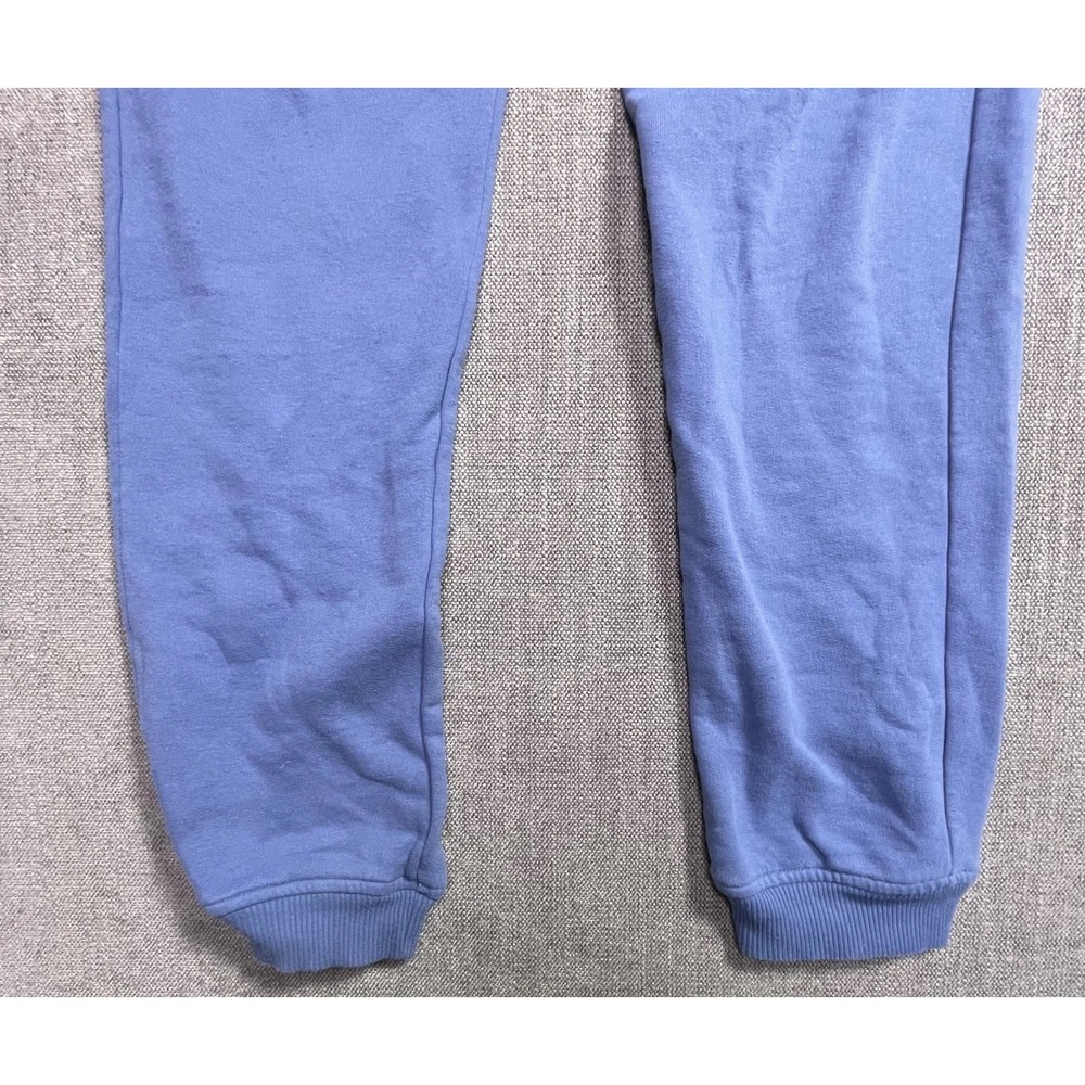 Abercrombie & Fitch Boys Blue Logo Fleece Jogger Pants Loose Fit Tapered Size 14 - Picture 3 of 10